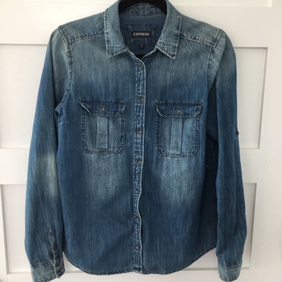 Express chambray shirt - Picture 2 of 5